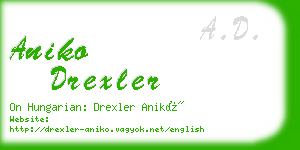 aniko drexler business card